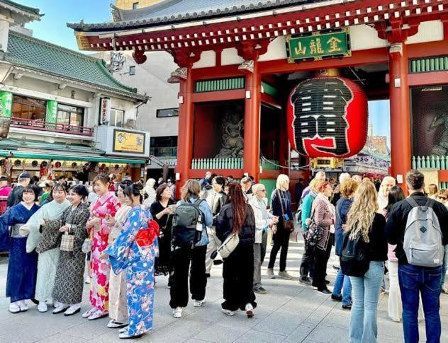 元桜上野浅草高級民泊最大8人駅6分高級ブランドベッド家庭映画館無料自転車 Appartement Tōkyō